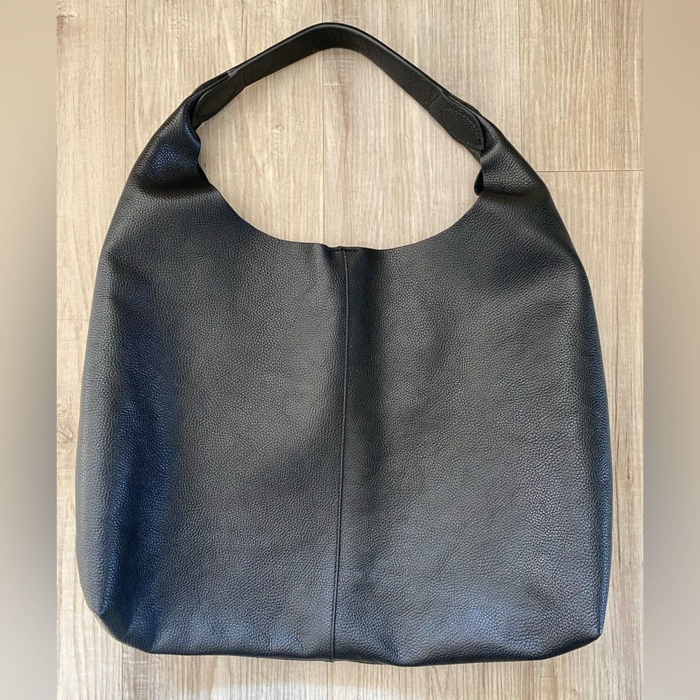 & other Stories Large Leather Hobo Bag - Picture 2 of 9